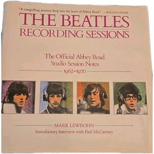 The Beatles Recording Session Official Abbey Road Studio Note Mark Lewisohn Book